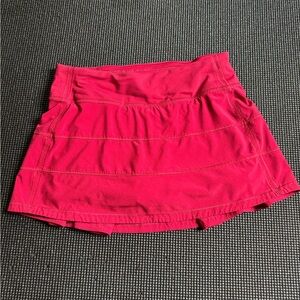 lululemon athletica Red Skirt